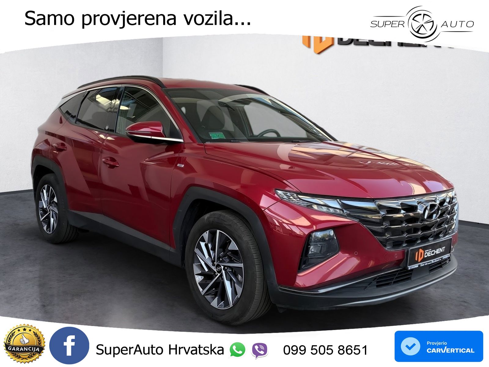 Hyundai Tucson 1.6 T-GDI DCT Edition 30+ 150 KS, LED+ACC+GR SJED+KAM+VIRT