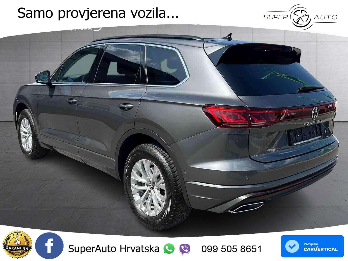 VW Touareg 3.0 TDI V6 4M Aut. Elegance 231 KS, PANO+MATRIX+ACC+GR SJED+KAM+PDC