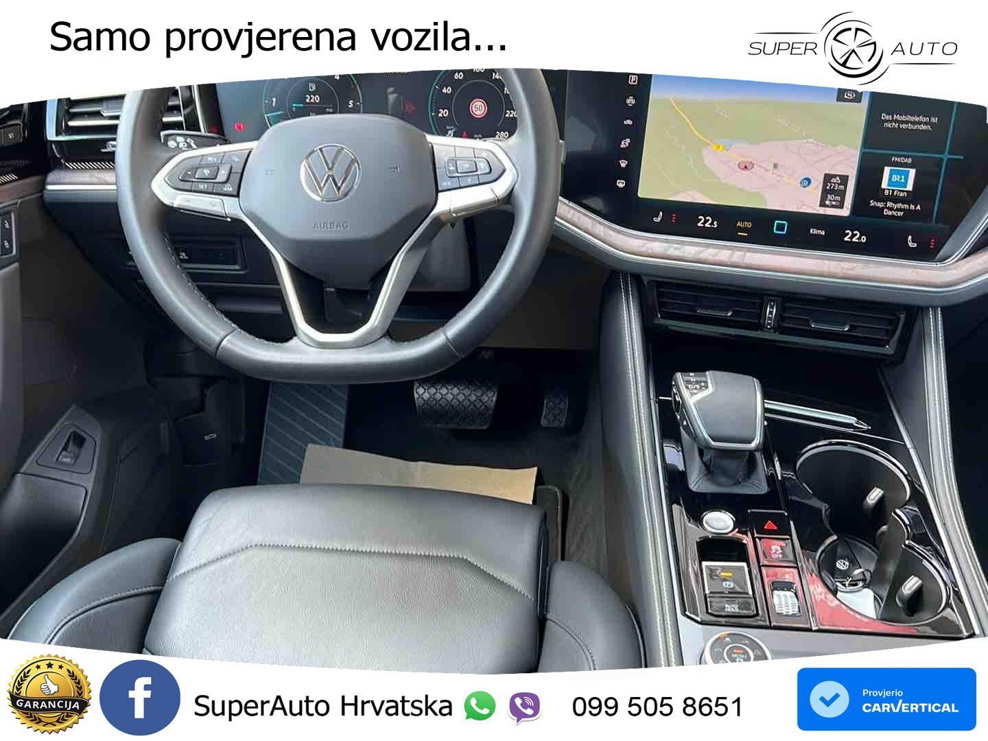 VW Touareg 3.0 TDI V6 4M Aut. Elegance 231 KS, PANO+MATRIX+ACC+GR SJED+KAM+PDC