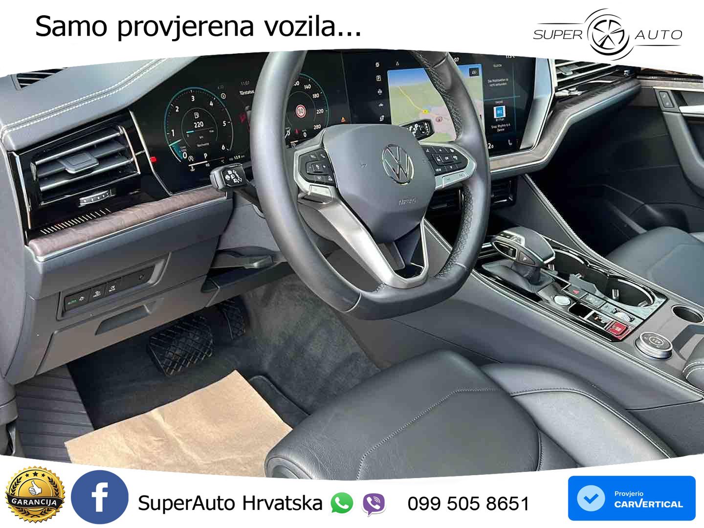 VW Touareg 3.0 TDI V6 4M Aut. Elegance 231 KS, PANO+MATRIX+ACC+GR SJED+KAM+PDC