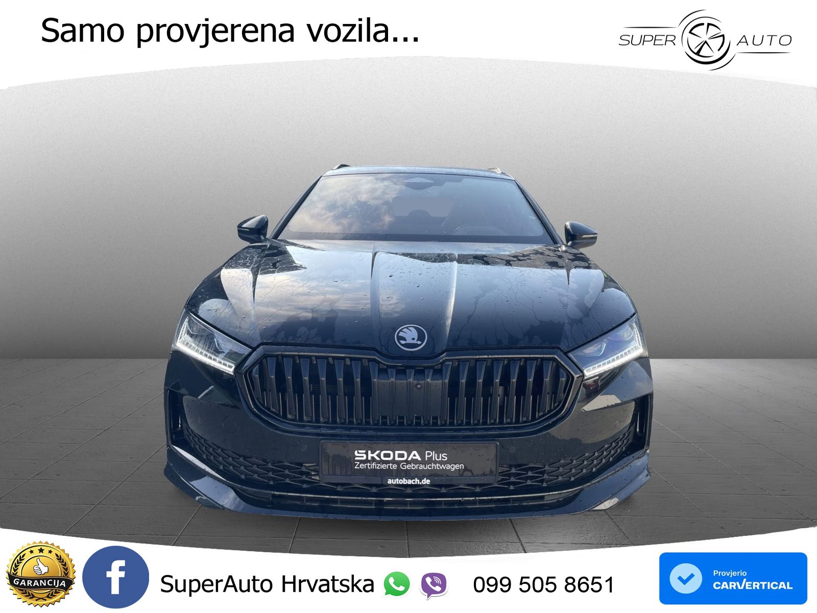 Škoda Superb 2.0 TDI 4x4 Sportline 193 KS, MATRIX+ACC+4xGR SJED+MASAŽA+360+PDC