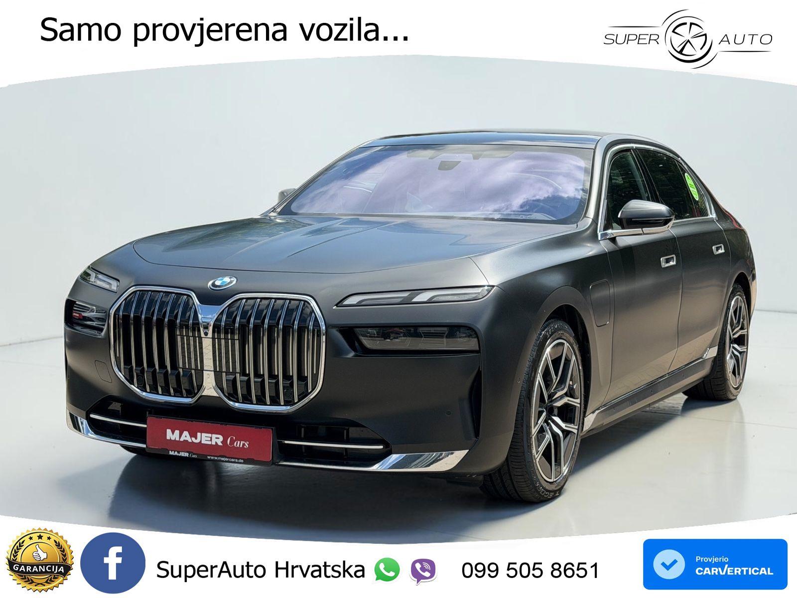 BMW 750e xDrive Steptronic Design 489 KS, ZRAČNI+LED+ACC+4xGR SJED+360+PDC