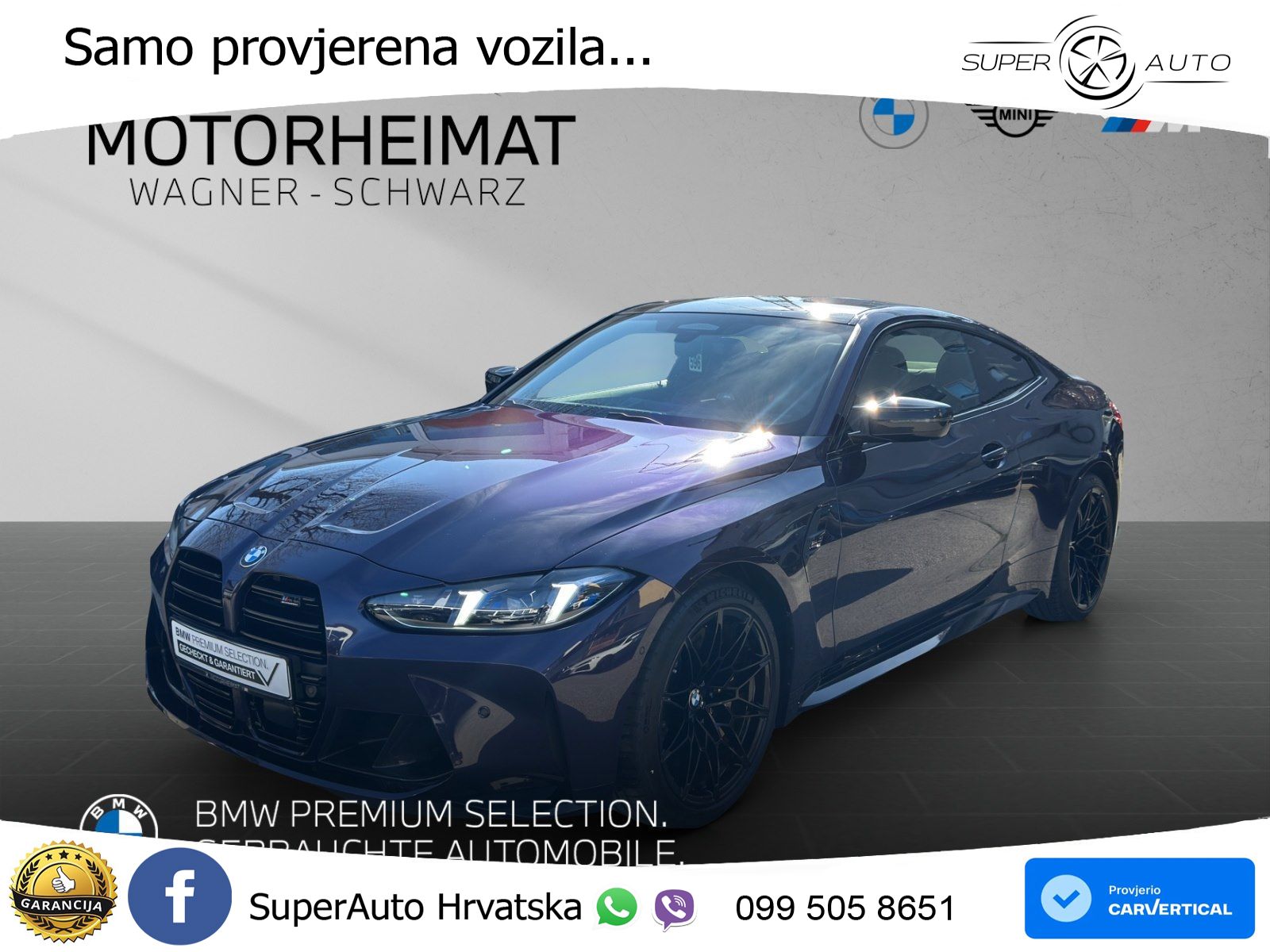 BMW M4 Coupe xDrive Steptronic Comp. 530 KS, LED+ACC+HEAD+GR SJED+KAM+PDC