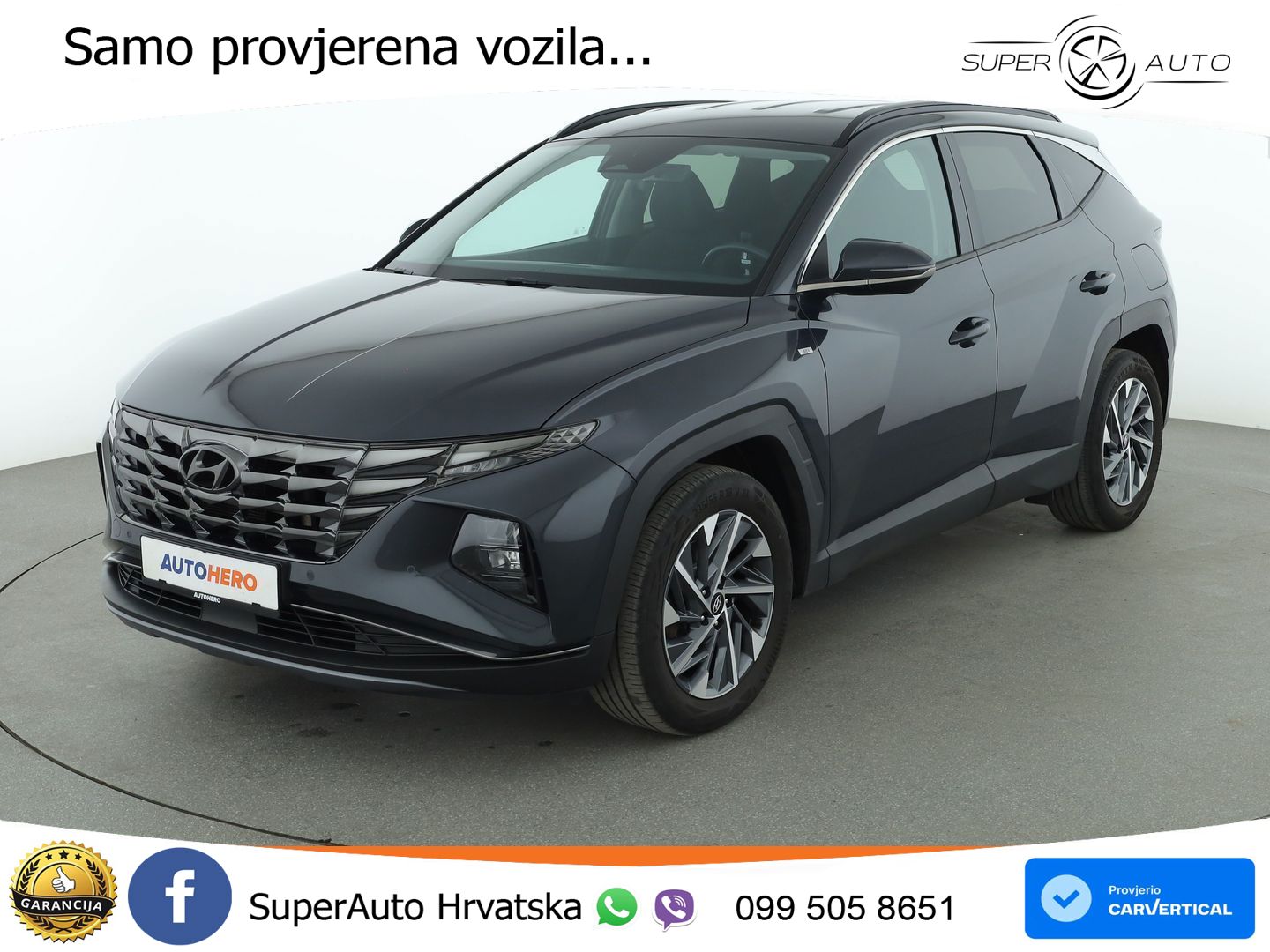 Hyundai Tucson 1.6 CRDi DCT Trend 136 KS, LED+ACC+GR SJED+KAM+VIRT