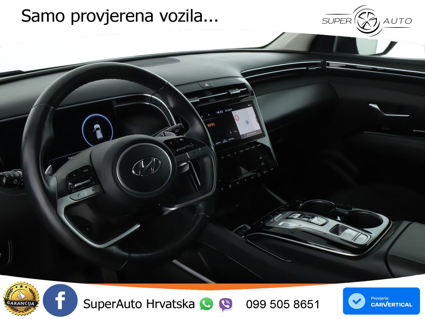 Hyundai Tucson 1.6 CRDi DCT Trend 136 KS, LED+ACC+GR SJED+KAM+VIRT