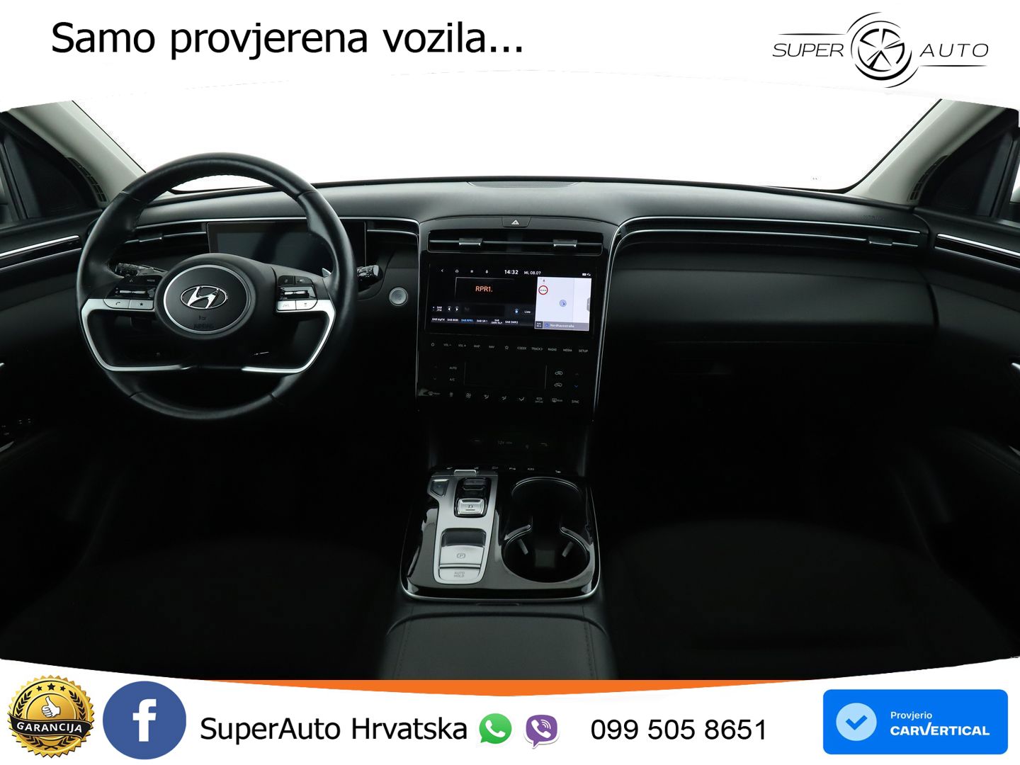 Hyundai Tucson 1.6 CRDi DCT Trend 136 KS, LED+ACC+GR SJED+KAM+VIRT