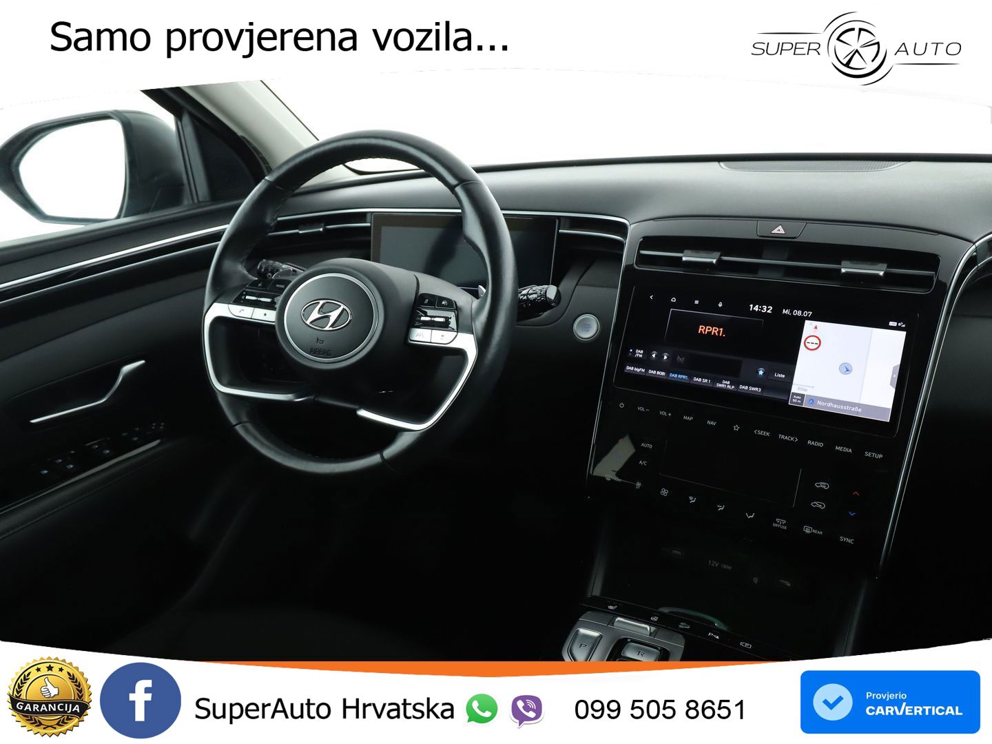 Hyundai Tucson 1.6 CRDi DCT Trend 136 KS, LED+ACC+GR SJED+KAM+VIRT