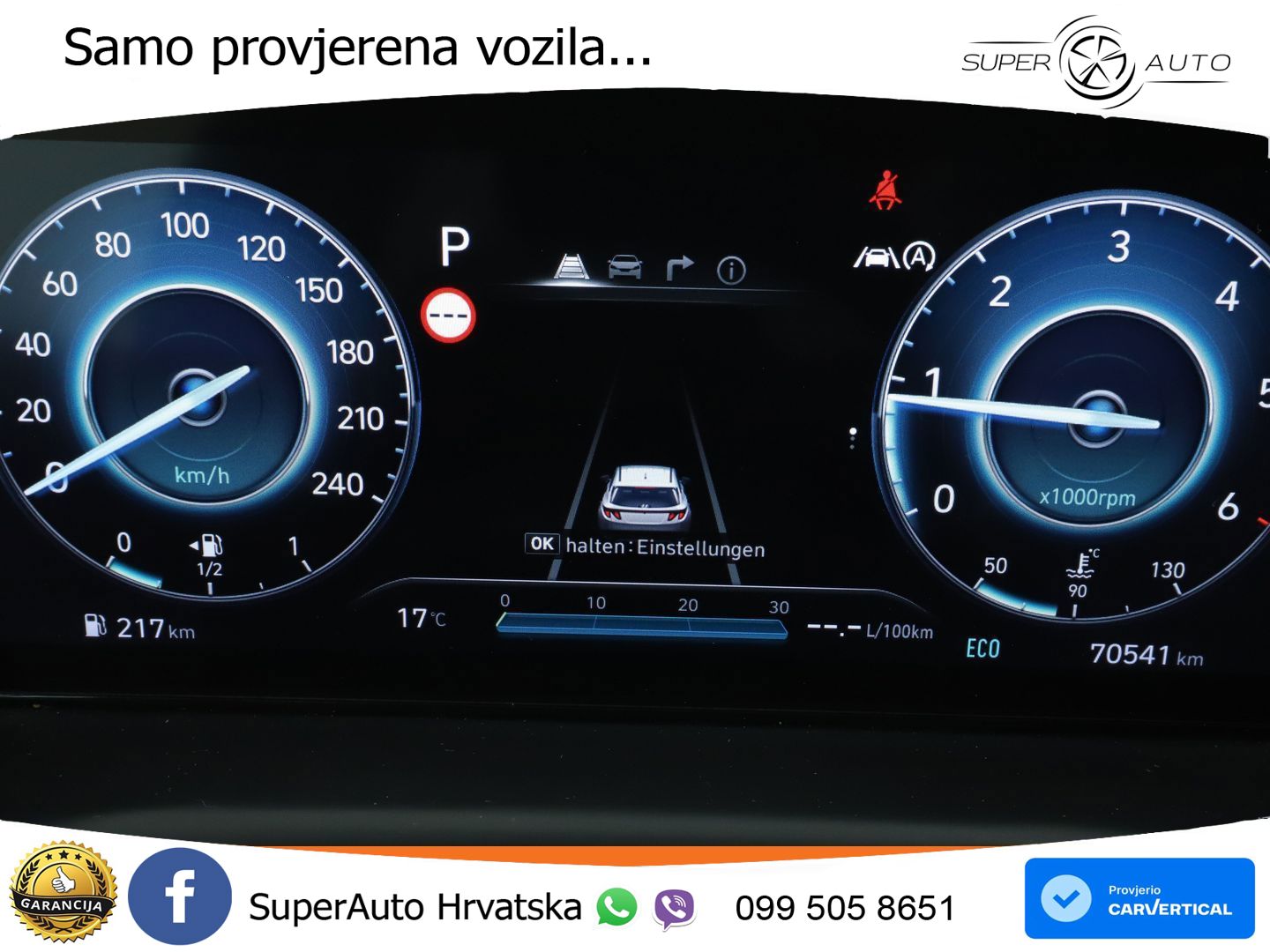 Hyundai Tucson 1.6 CRDi DCT Trend 136 KS, LED+ACC+GR SJED+KAM+VIRT
