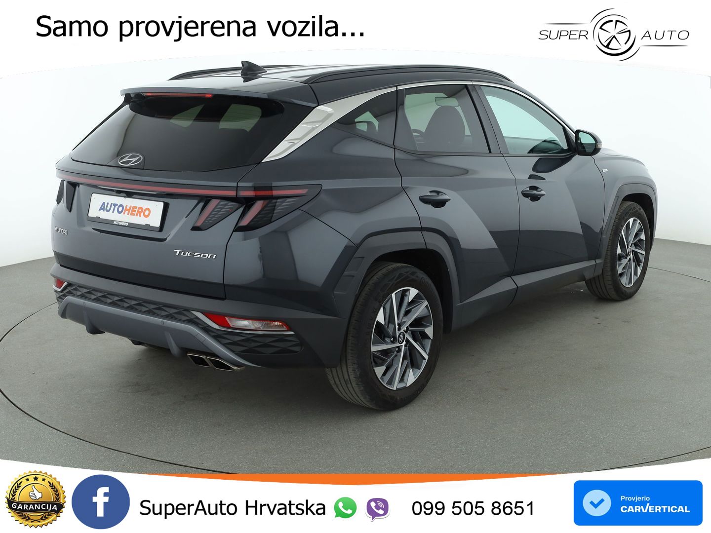 Hyundai Tucson 1.6 CRDi DCT Trend 136 KS, LED+ACC+GR SJED+KAM+VIRT