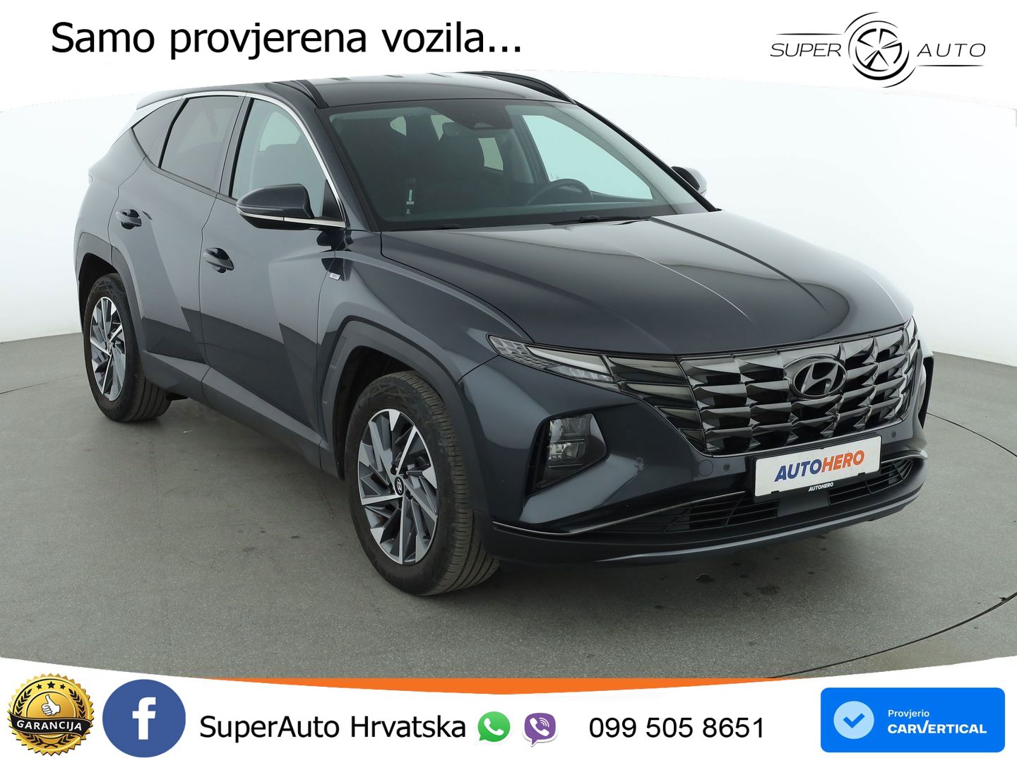 Hyundai Tucson 1.6 CRDi DCT Trend 136 KS, LED+ACC+GR SJED+KAM+VIRT