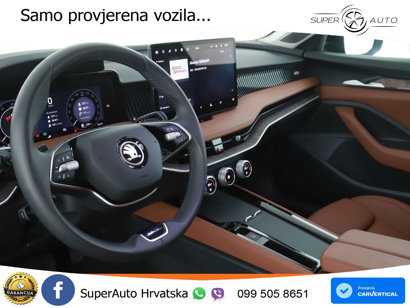 Škoda Superb Combi 2.0 TDI 4x4 L&K 193 KS, MATRIX+ACC+GR SJED+MASAŽA+KAM+PDC