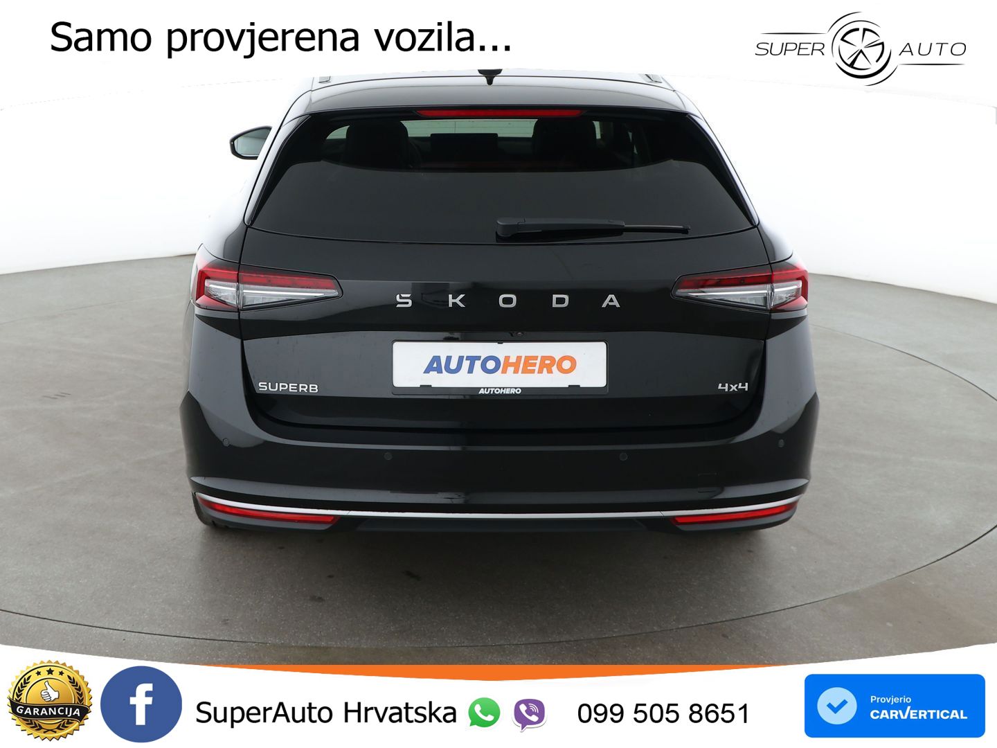 Škoda Superb Combi 2.0 TDI 4x4 L&K 193 KS, MATRIX+ACC+GR SJED+MASAŽA+KAM+PDC