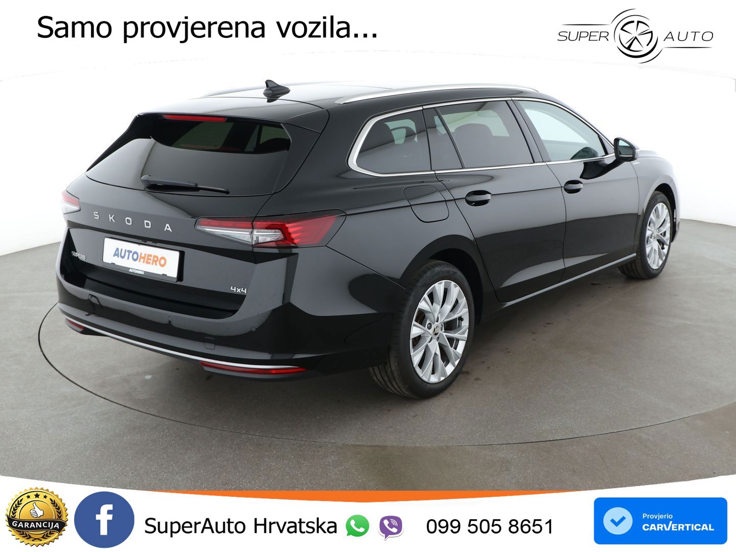 Škoda Superb Combi 2.0 TDI 4x4 L&K 193 KS, MATRIX+ACC+GR SJED+MASAŽA+KAM+PDC