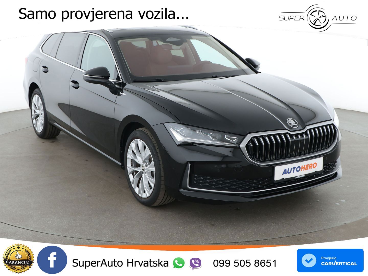 Škoda Superb Combi 2.0 TDI 4x4 L&K 193 KS, MATRIX+ACC+GR SJED+MASAŽA+KAM+PDC