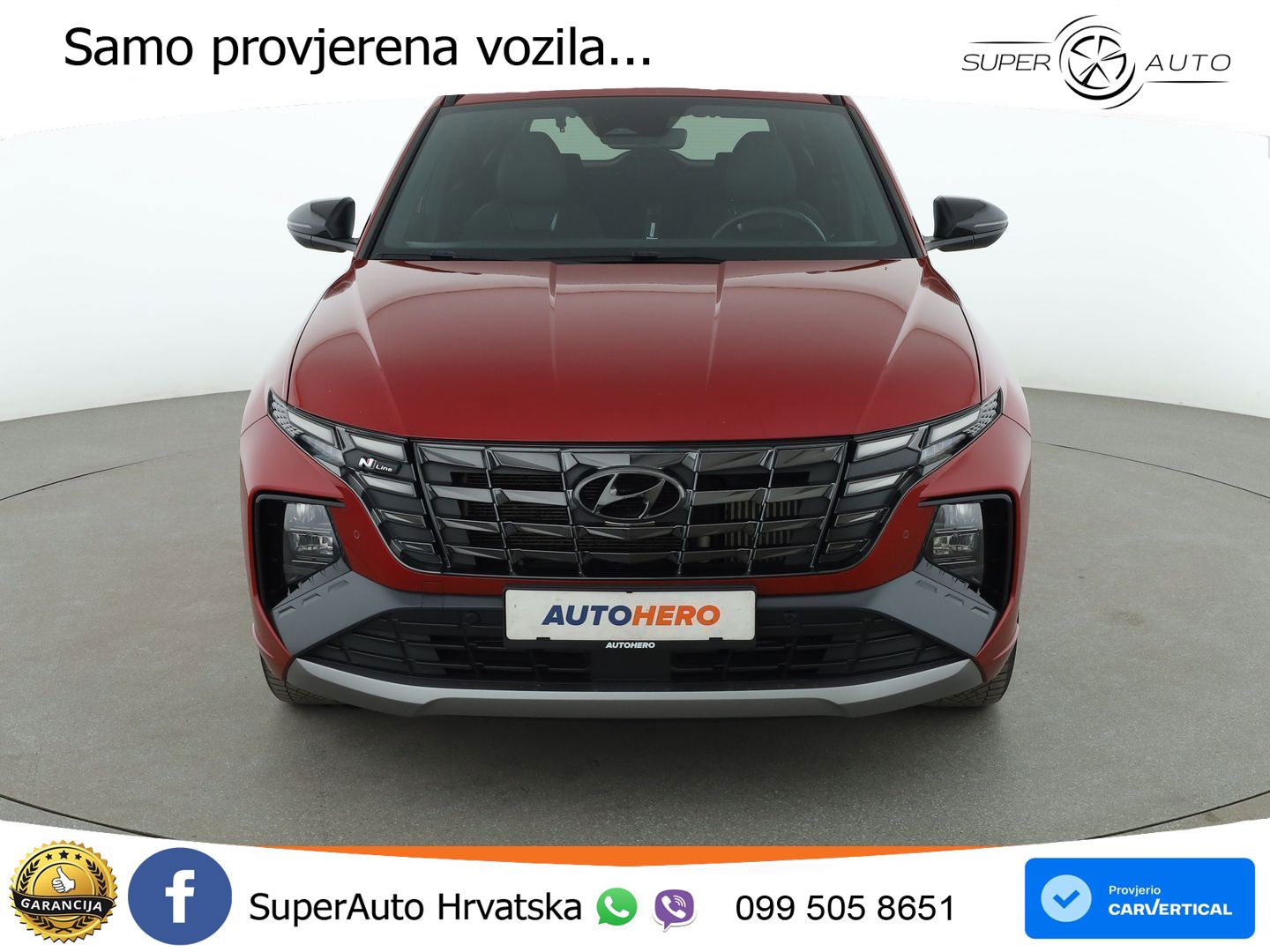 Hyundai Tucson 1.6 T-GDI N Line 180 KS, LED+TEM+GR SJED+KAM+VIRT+PDC