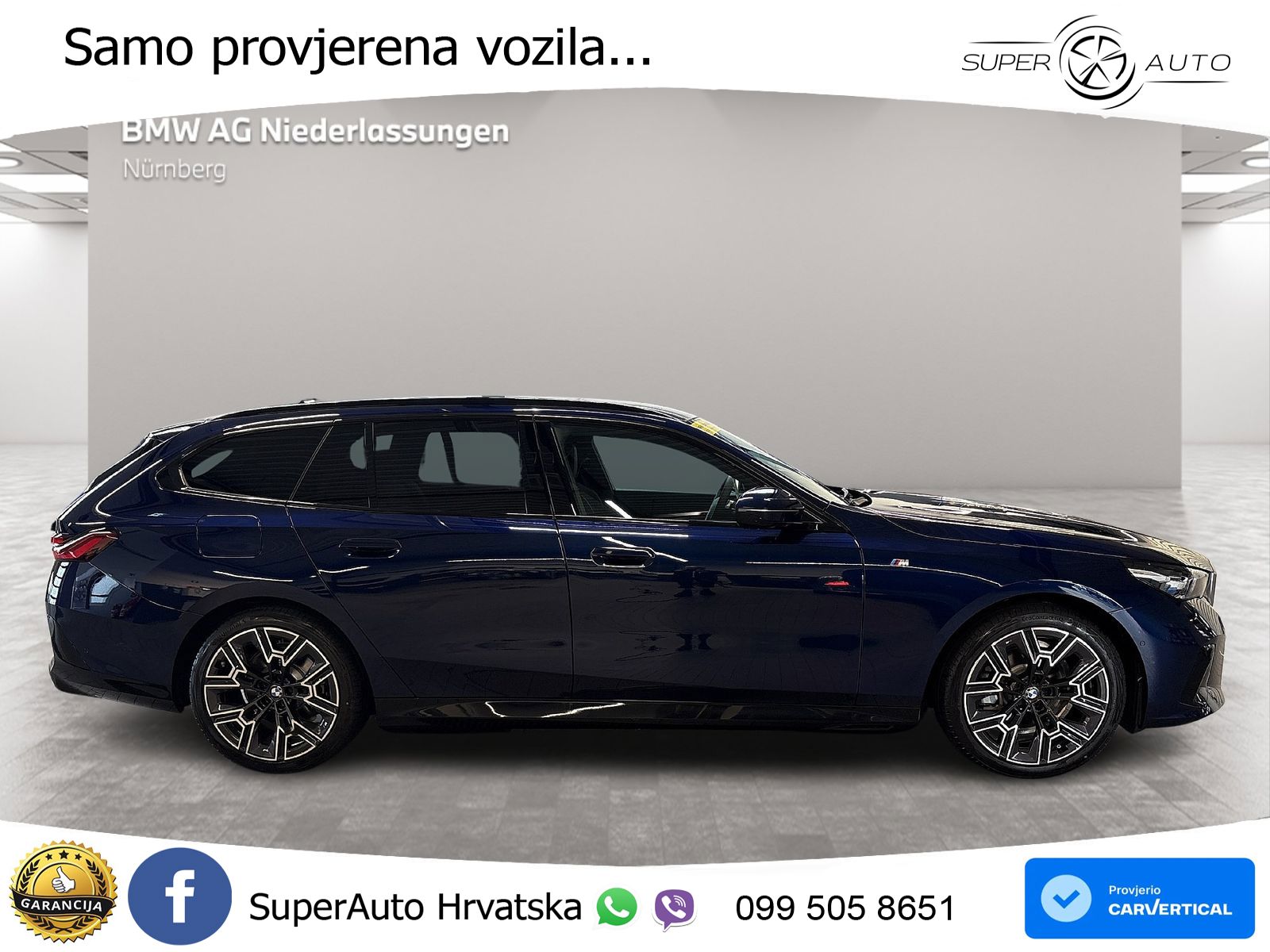 NOVO BMW 530e Touring xDrive Steptronic M Sport 299 KS, LED+ACC+4xGR SJED+360