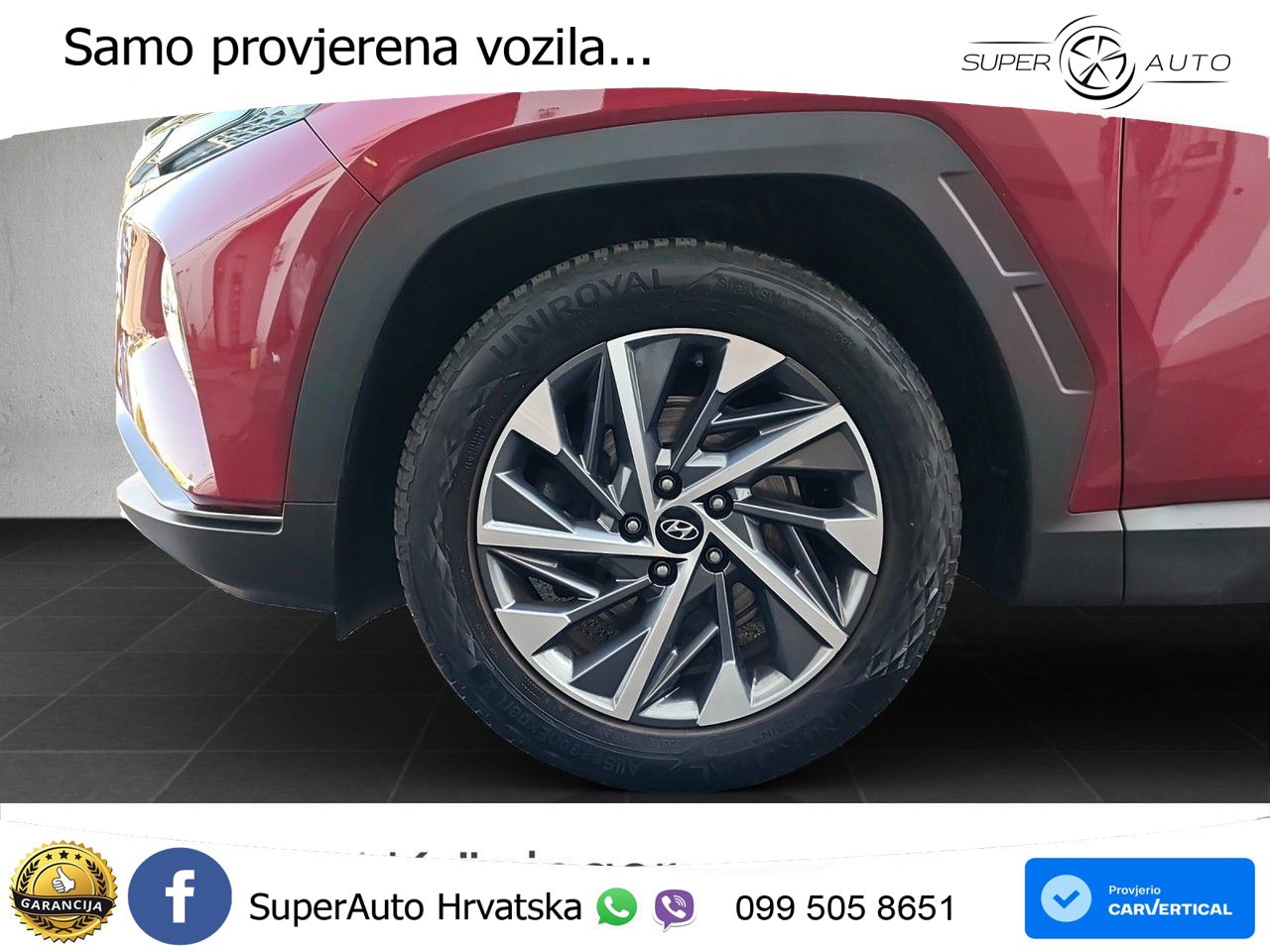 Hyundai Tucson 1.6 T-GDI Trend 150 KS, LED+TEM+GR SJED+KAM+PDC+VIRT