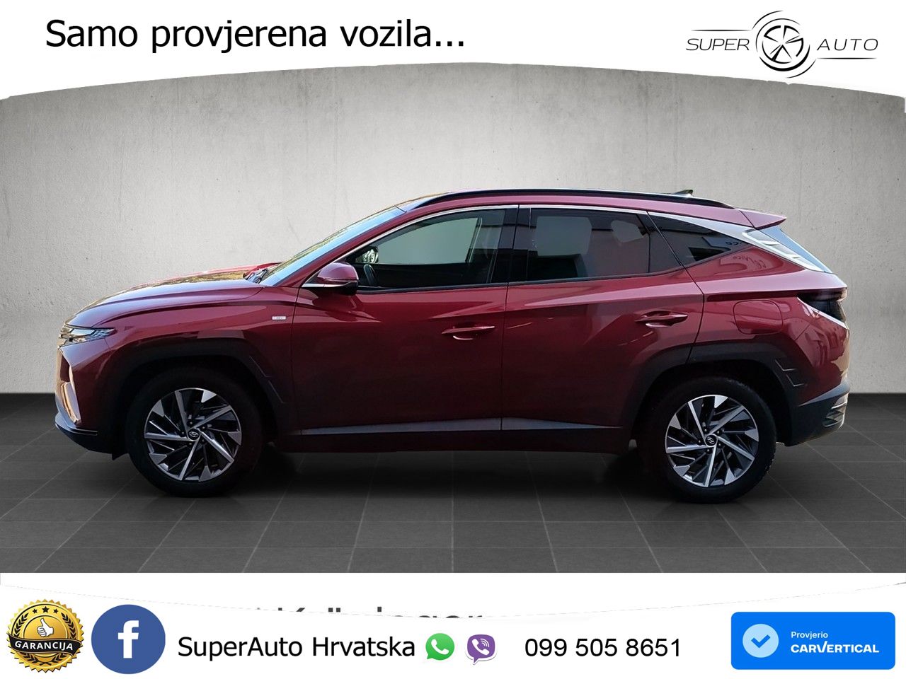 Hyundai Tucson 1.6 T-GDI Trend 150 KS, LED+TEM+GR SJED+KAM+PDC+VIRT