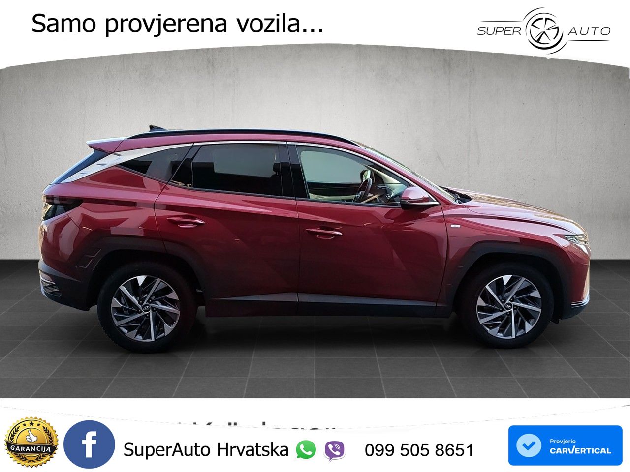 Hyundai Tucson 1.6 T-GDI Trend 150 KS, LED+TEM+GR SJED+KAM+PDC+VIRT