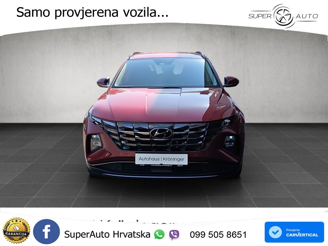 Hyundai Tucson 1.6 T-GDI Trend 150 KS, LED+TEM+GR SJED+KAM+PDC+VIRT