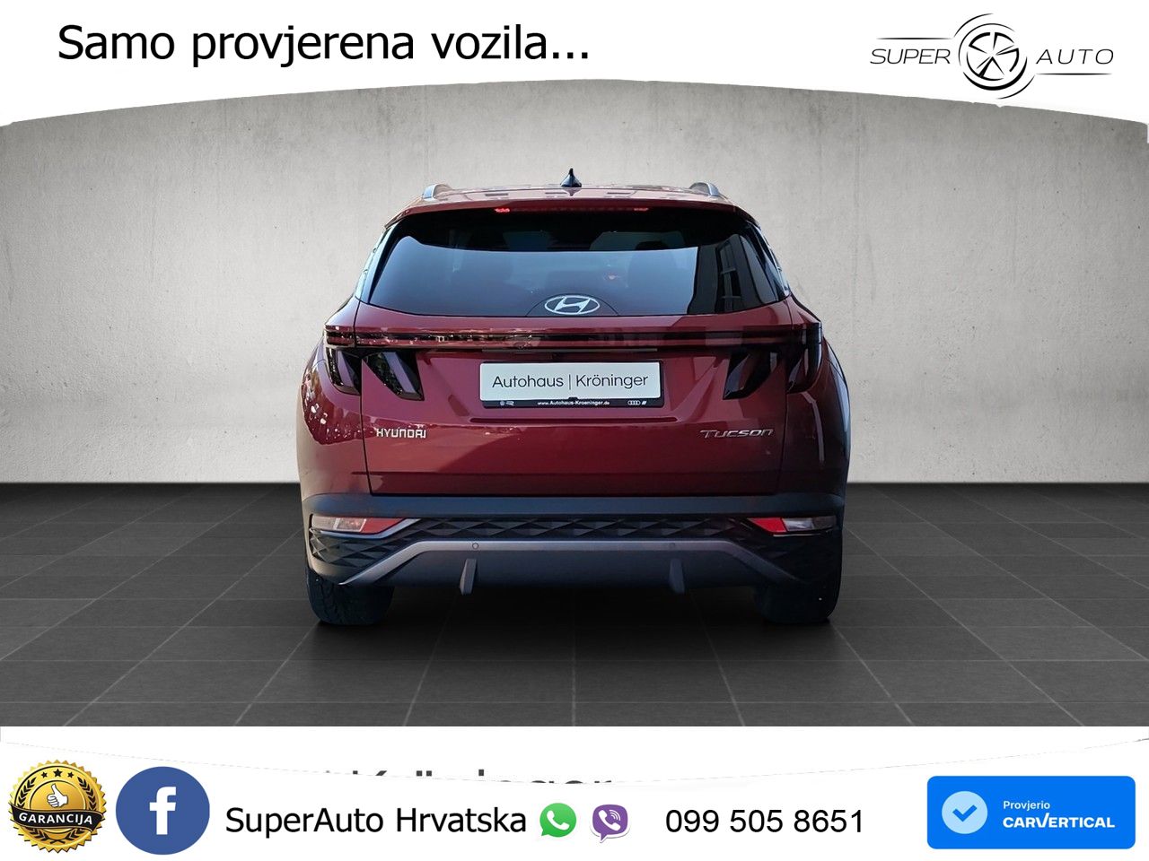 Hyundai Tucson 1.6 T-GDI Trend 150 KS, LED+TEM+GR SJED+KAM+PDC+VIRT