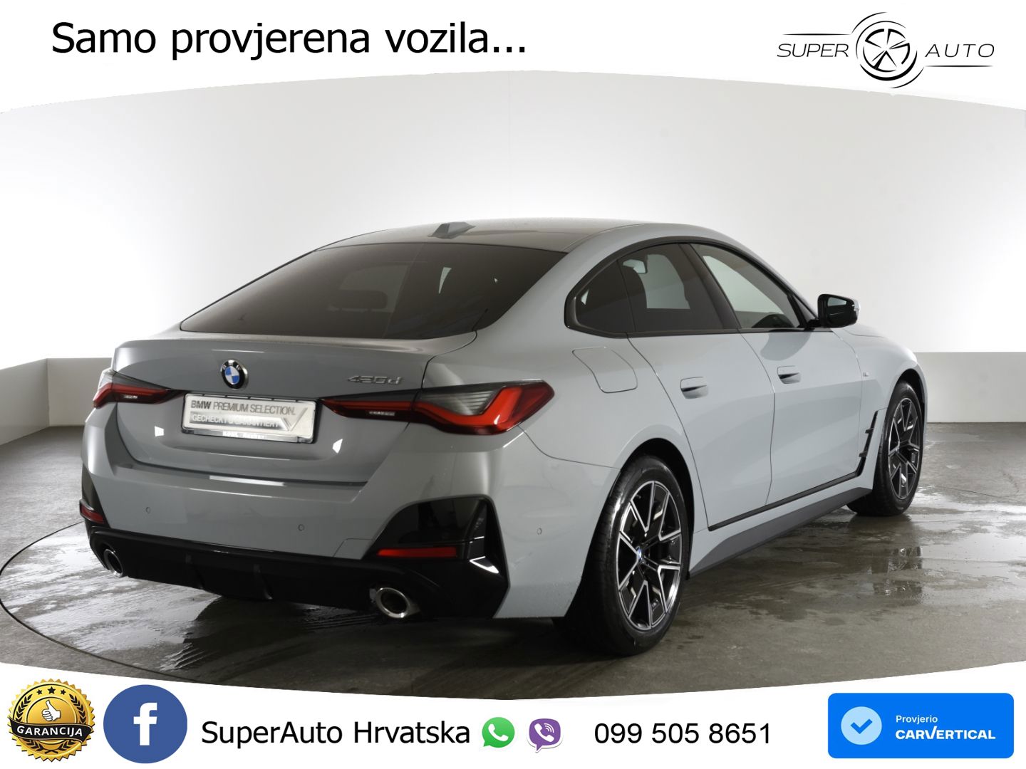 BMW 420d GC Aut. M Sport 190 KS, ACC+360+KEY+GR SJED+VIRT+LANE