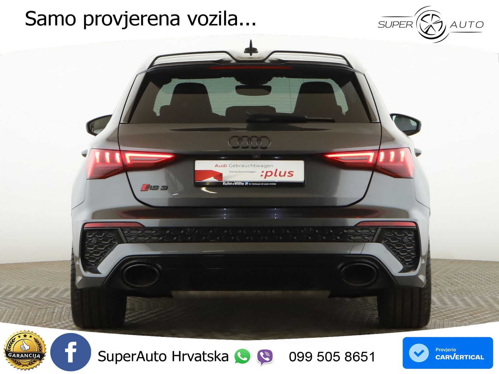 Audi RS3 SB 2.5 TFSI quattro S tronic 400 KS, ACC+KAM+GR SJED+PANO+ASIST