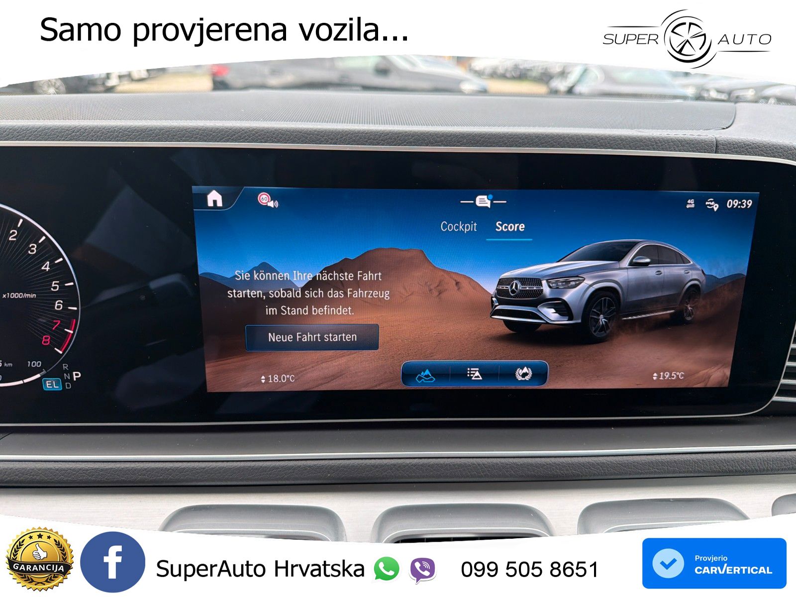 Mercedes GLE 400e Coupe 4M Aut. AMG Line 381 KS, ZRAČNI+ACC+GR SJED+360+ASIST