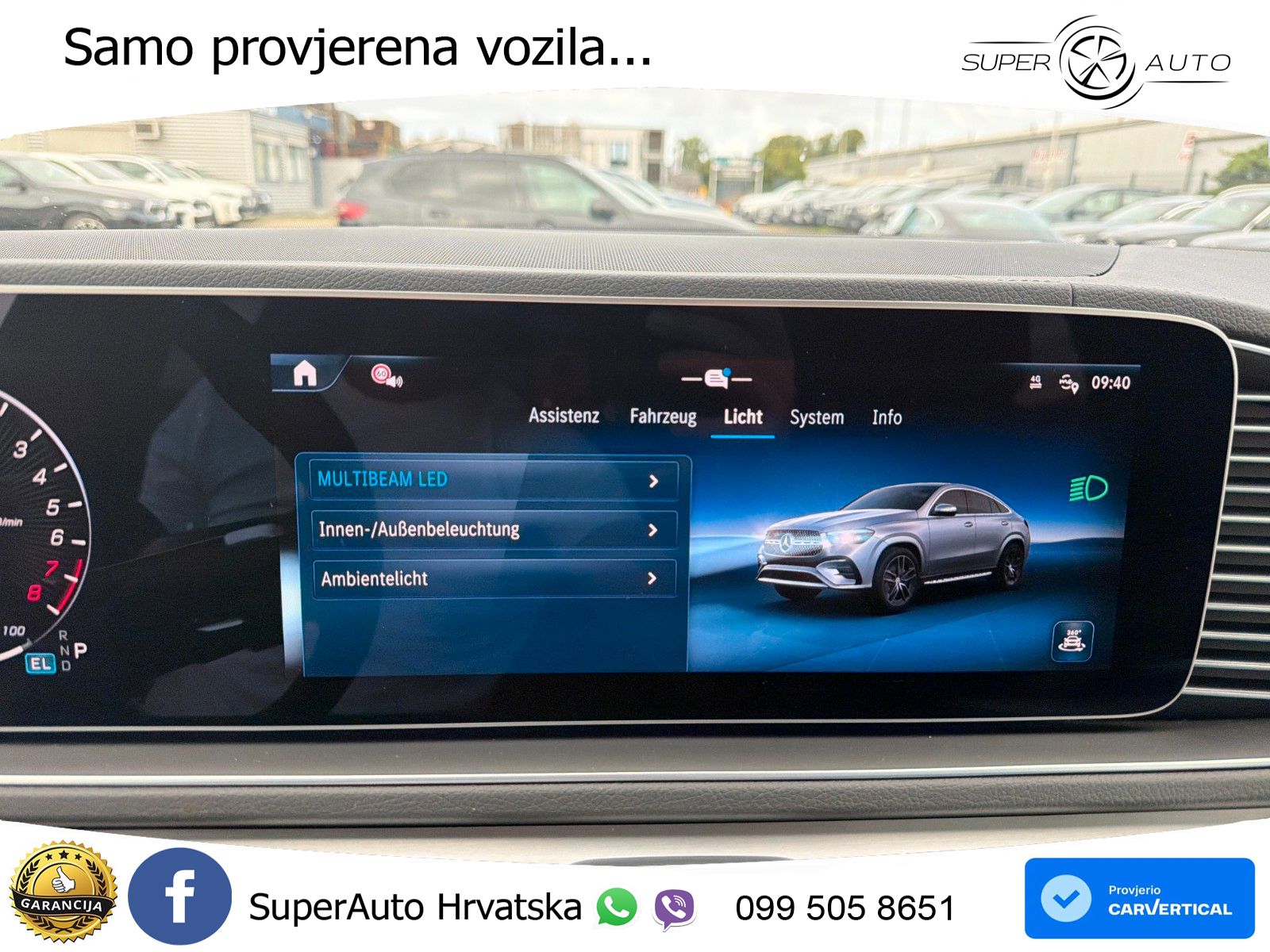 Mercedes GLE 400e Coupe 4M Aut. AMG Line 381 KS, ZRAČNI+ACC+GR SJED+360+ASIST