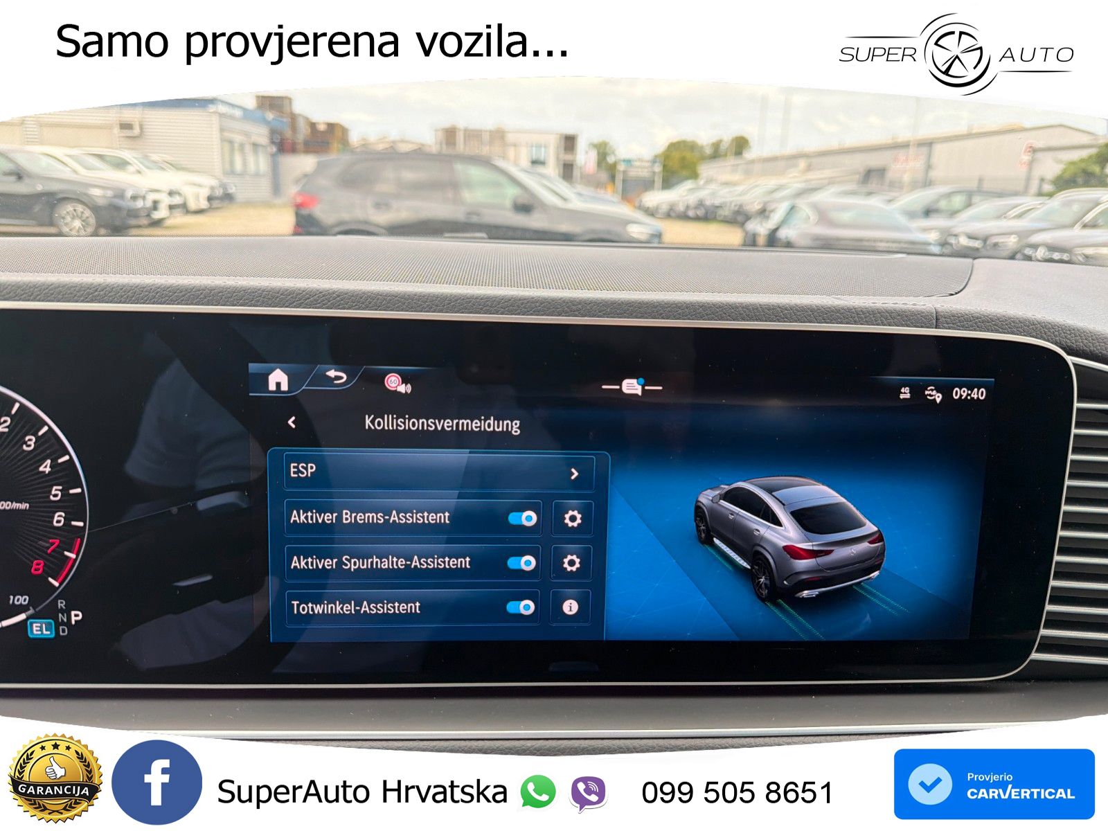 Mercedes GLE 400e Coupe 4M Aut. AMG Line 381 KS, ZRAČNI+ACC+GR SJED+360+ASIST