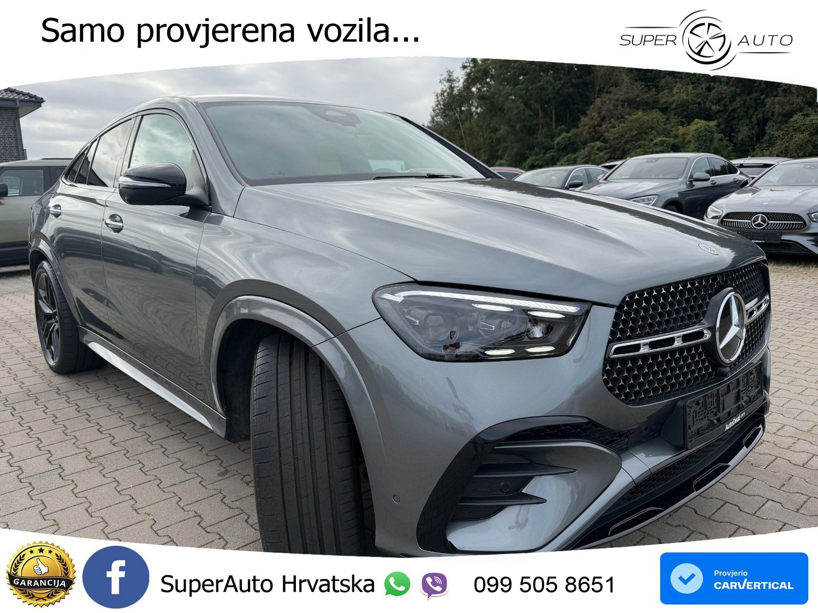 Mercedes GLE 400e Coupe 4M Aut. AMG Line 381 KS, ZRAČNI+ACC+GR SJED+360+ASIST