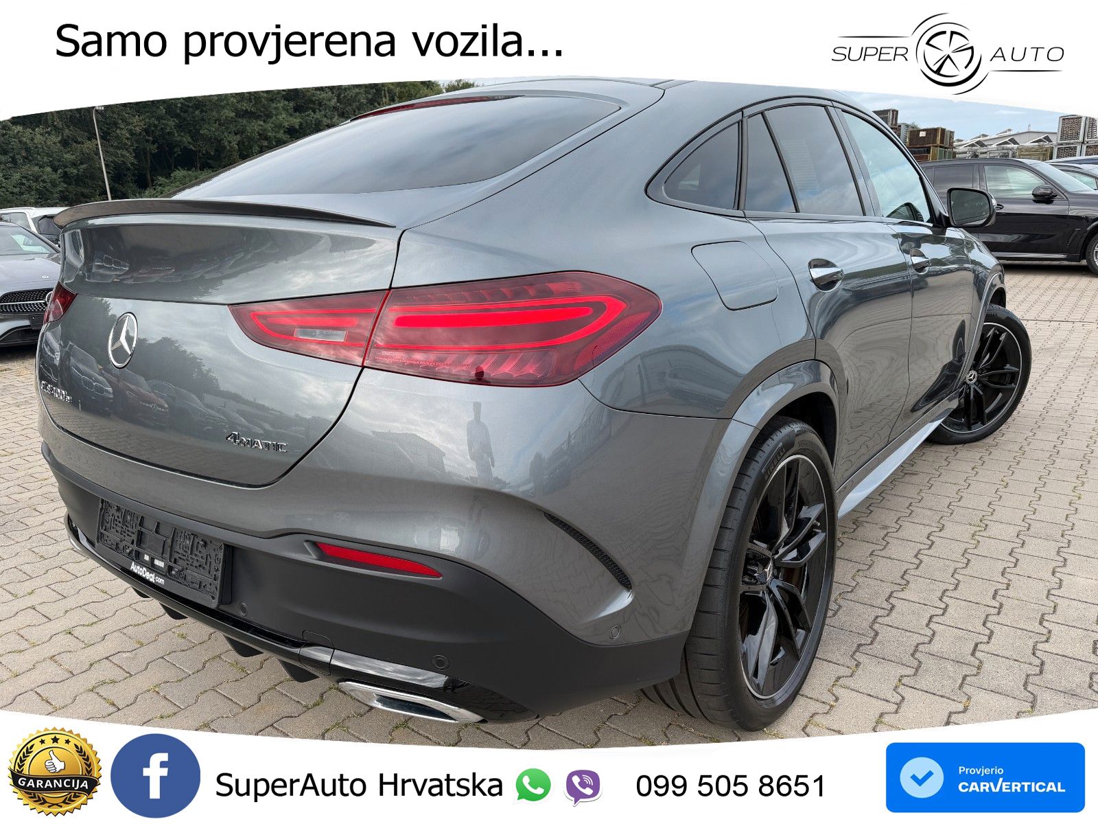 Mercedes GLE 400e Coupe 4M Aut. AMG Line 381 KS, ZRAČNI+ACC+GR SJED+360+ASIST