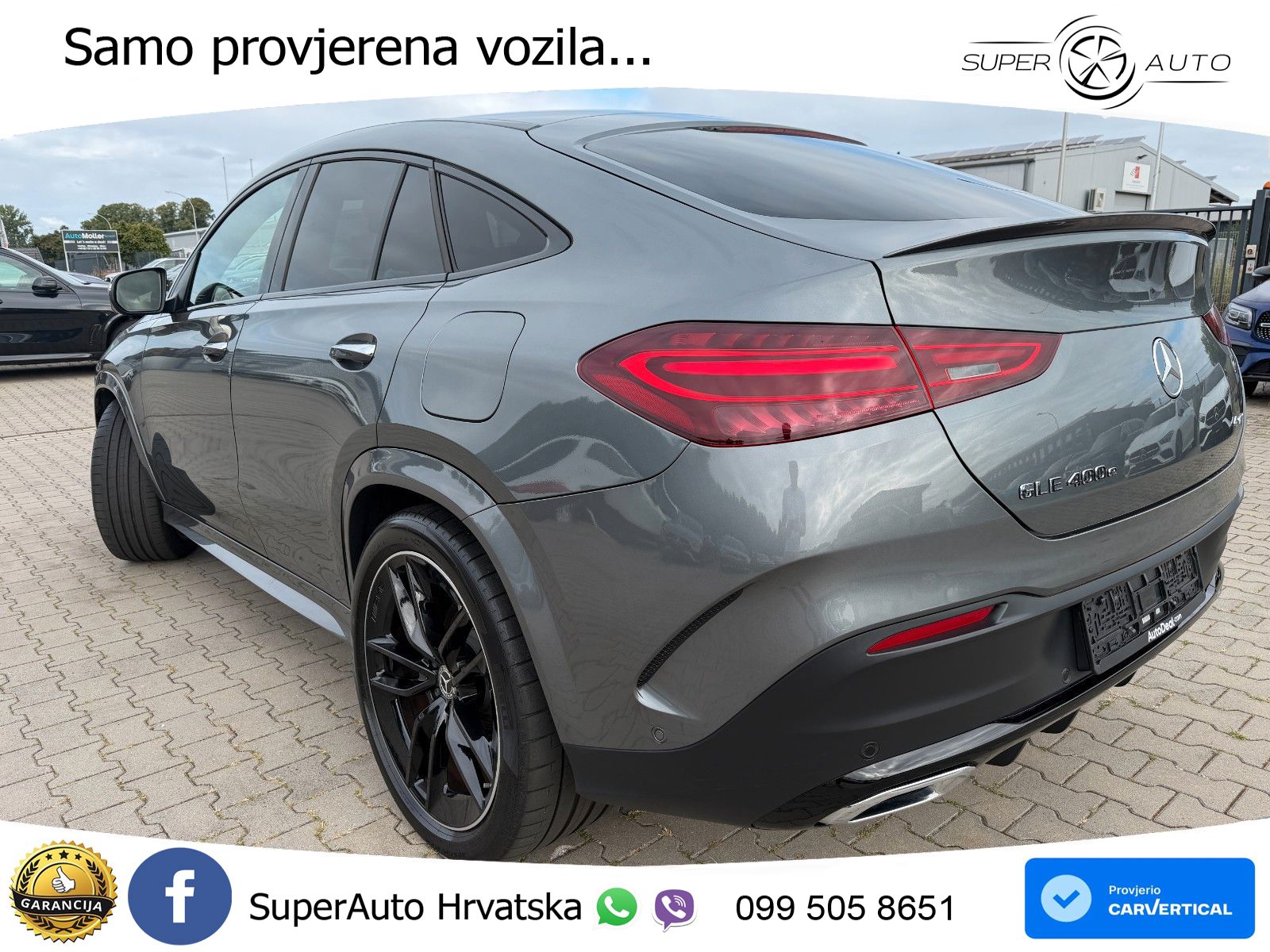 Mercedes GLE 400e Coupe 4M Aut. AMG Line 381 KS, ZRAČNI+ACC+GR SJED+360+ASIST