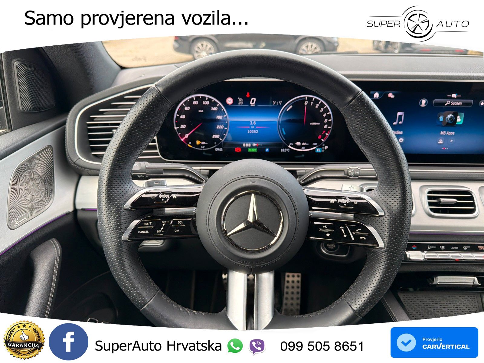Mercedes GLE 400e Coupe 4M Aut. AMG Line 381 KS, ZRAČNI+ACC+GR SJED+360+ASIST