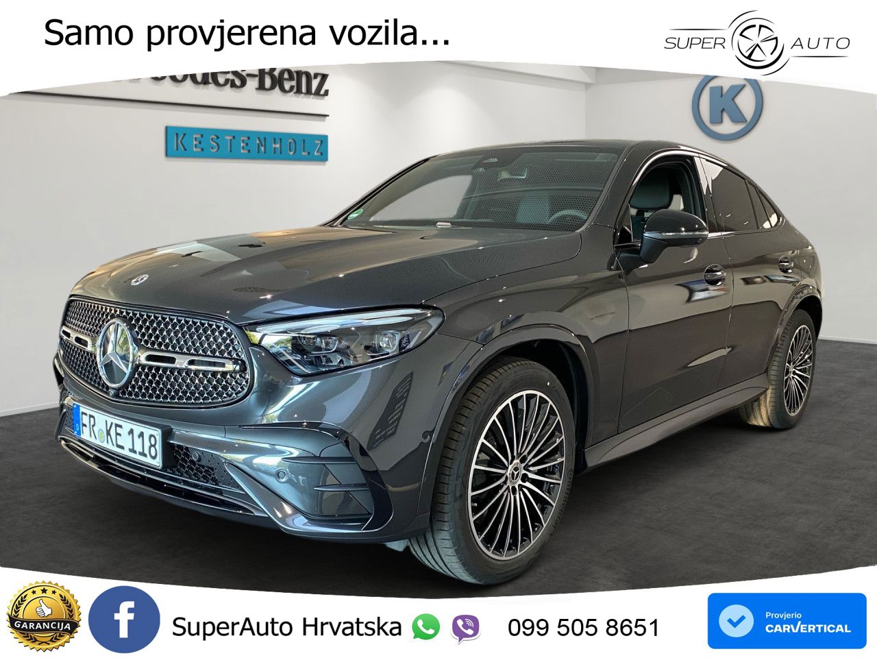 Mercedes GLC Coupe 220d 4M Aut. AMG 197 KS, PANO+360+ACC+GR SJED+VIRT+LANE