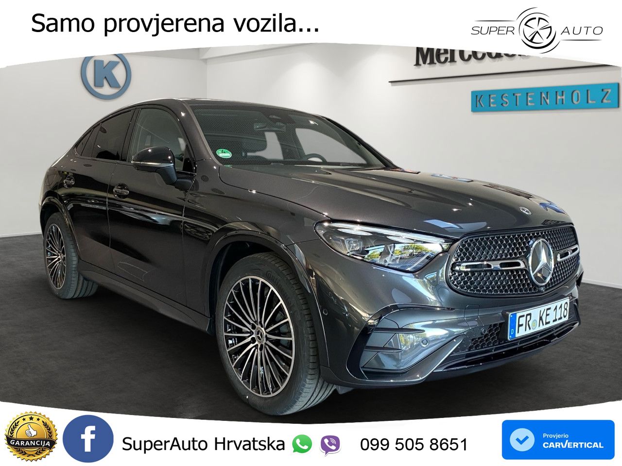 Mercedes GLC Coupe 220d 4M Aut. AMG 197 KS, PANO+360+ACC+GR SJED+VIRT+LANE