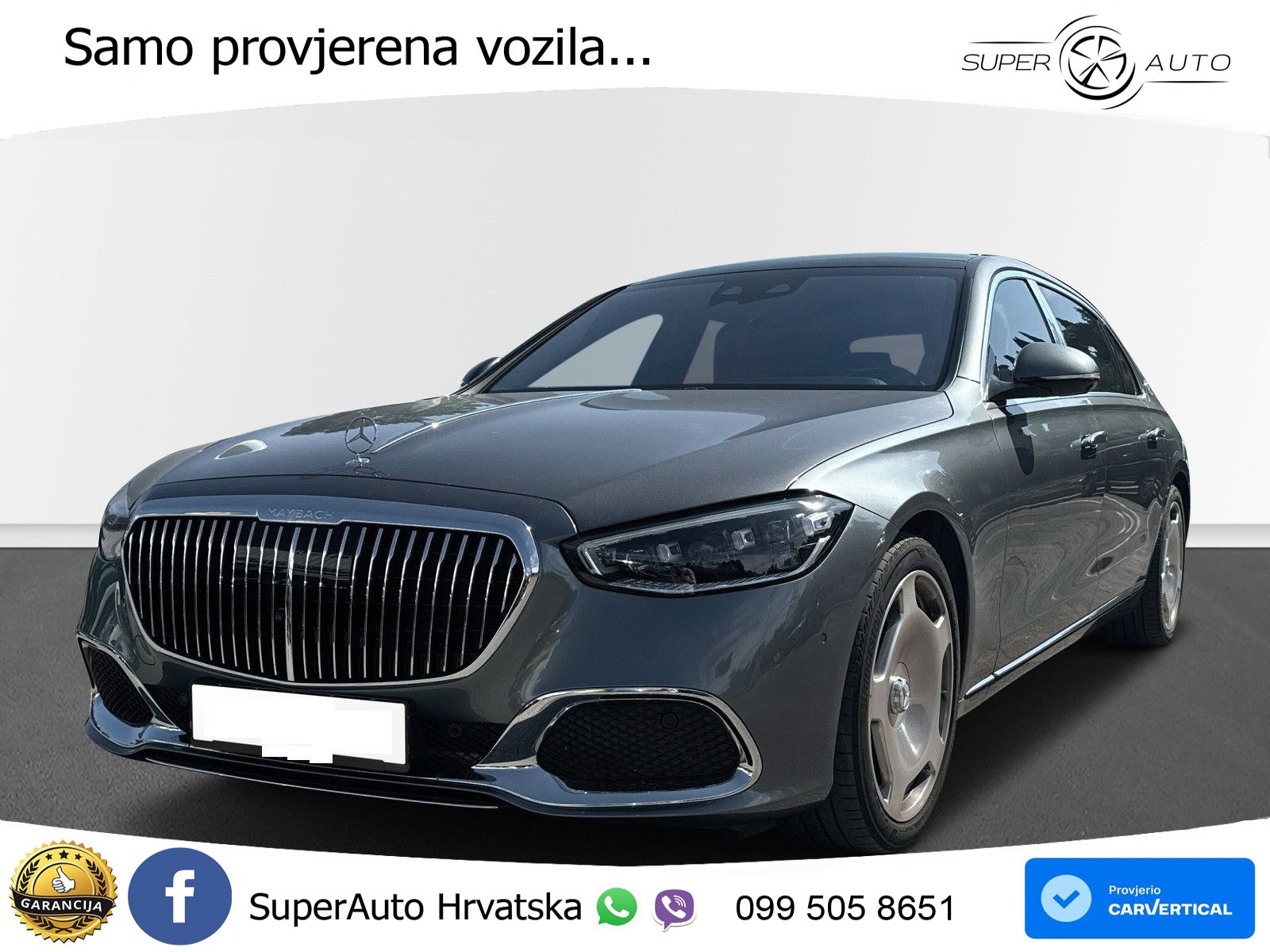 Mercedes Maybach S 580 4M Aut. 503 KS, PANO+ZRAČ+360+GR SJED+ACC+KEY+VIRT+LANE