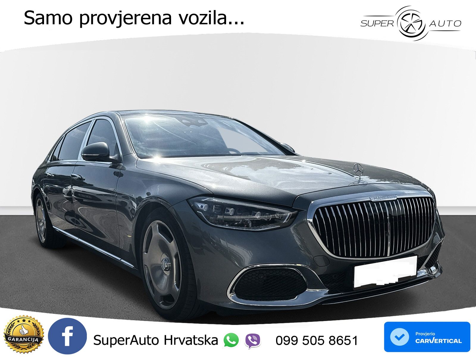 Mercedes Maybach S 580 4M Aut. 503 KS, PANO+ZRAČ+360+GR SJED+ACC+KEY+VIRT+LANE