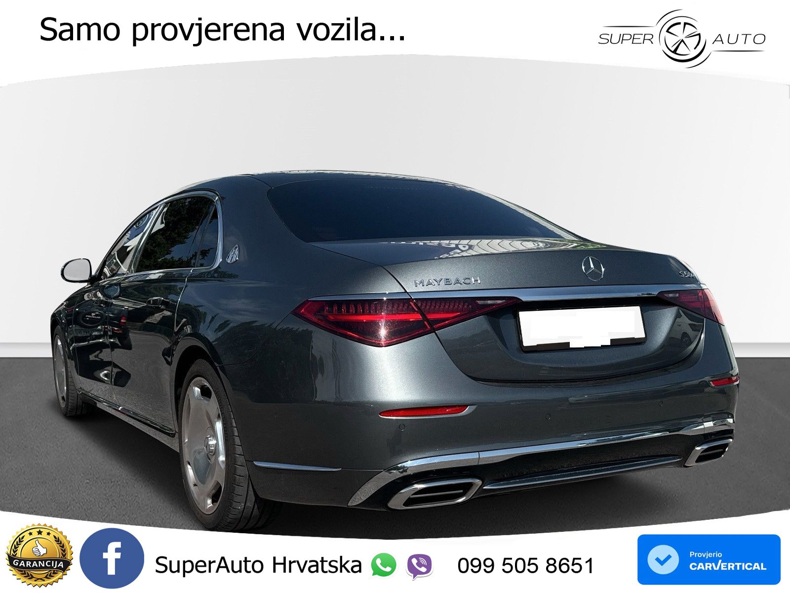 Mercedes Maybach S 580 4M Aut. 503 KS, PANO+ZRAČ+360+GR SJED+ACC+KEY+VIRT+LANE