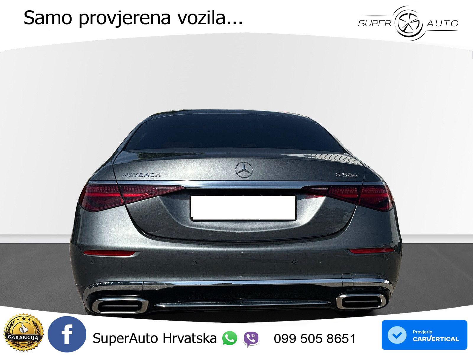 Mercedes Maybach S 580 4M Aut. 503 KS, PANO+ZRAČ+360+GR SJED+ACC+KEY+VIRT+LANE