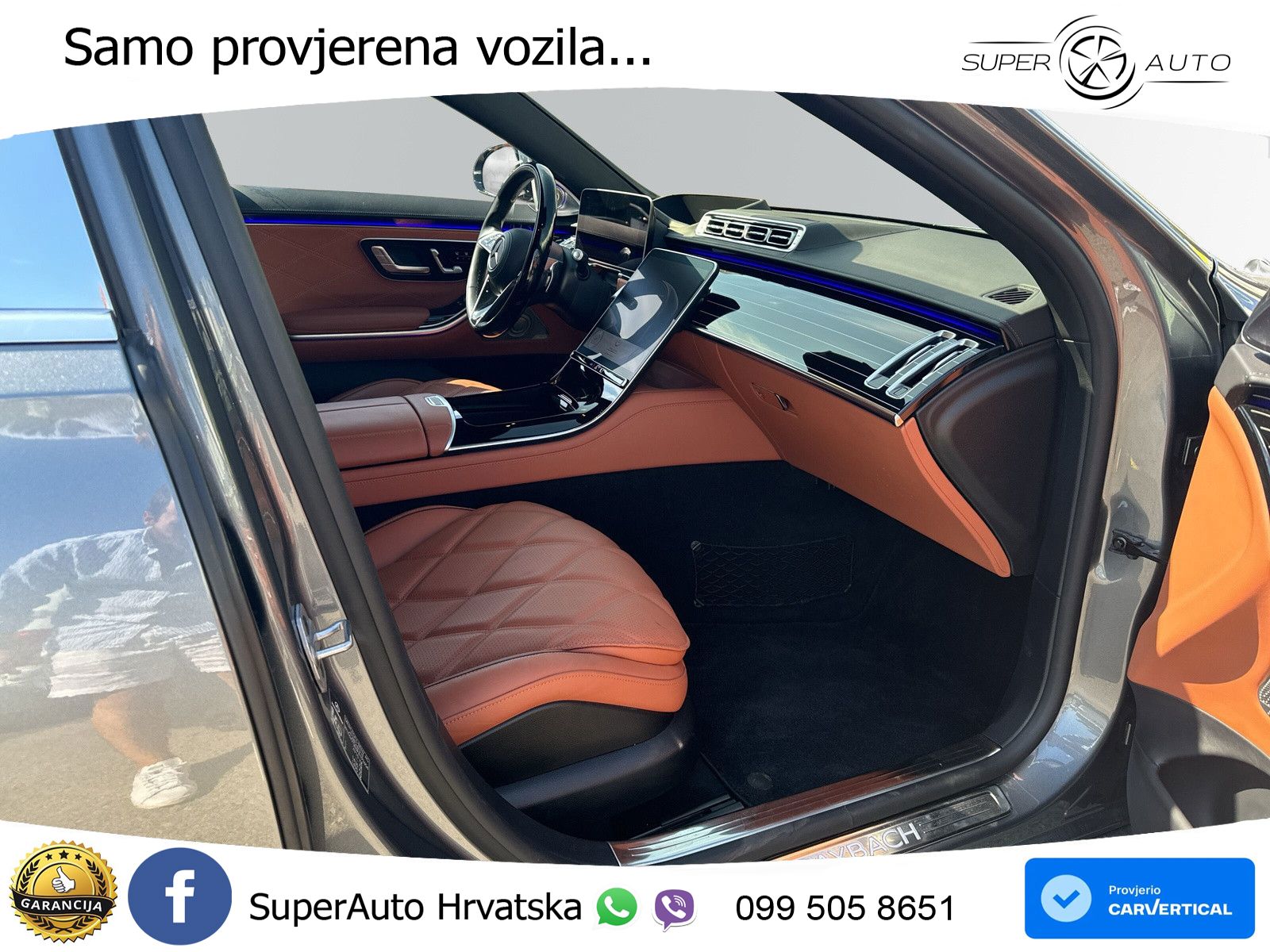 Mercedes Maybach S 580 4M Aut. 503 KS, PANO+ZRAČ+360+GR SJED+ACC+KEY+VIRT+LANE