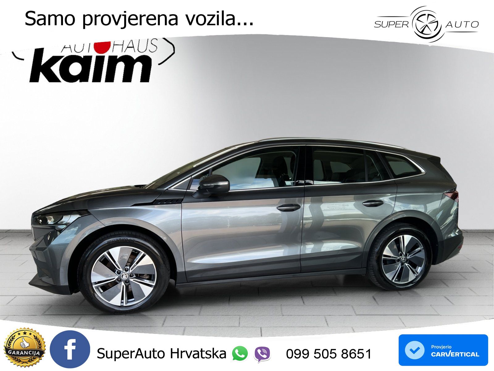 Škoda Enyaq iV 80 Aut. Loft 204 KS, ACC+KAM+GR SJED+VIRT+LANE