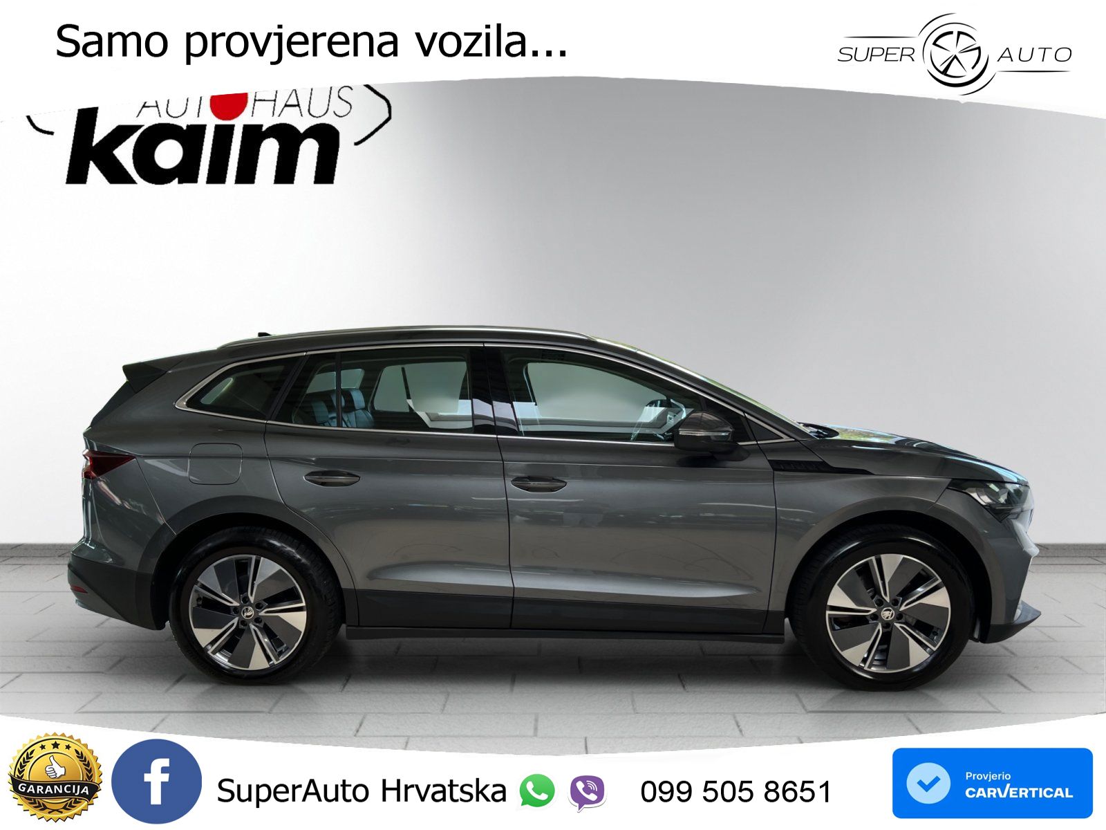 Škoda Enyaq iV 80 Aut. Loft 204 KS, ACC+KAM+GR SJED+VIRT+LANE