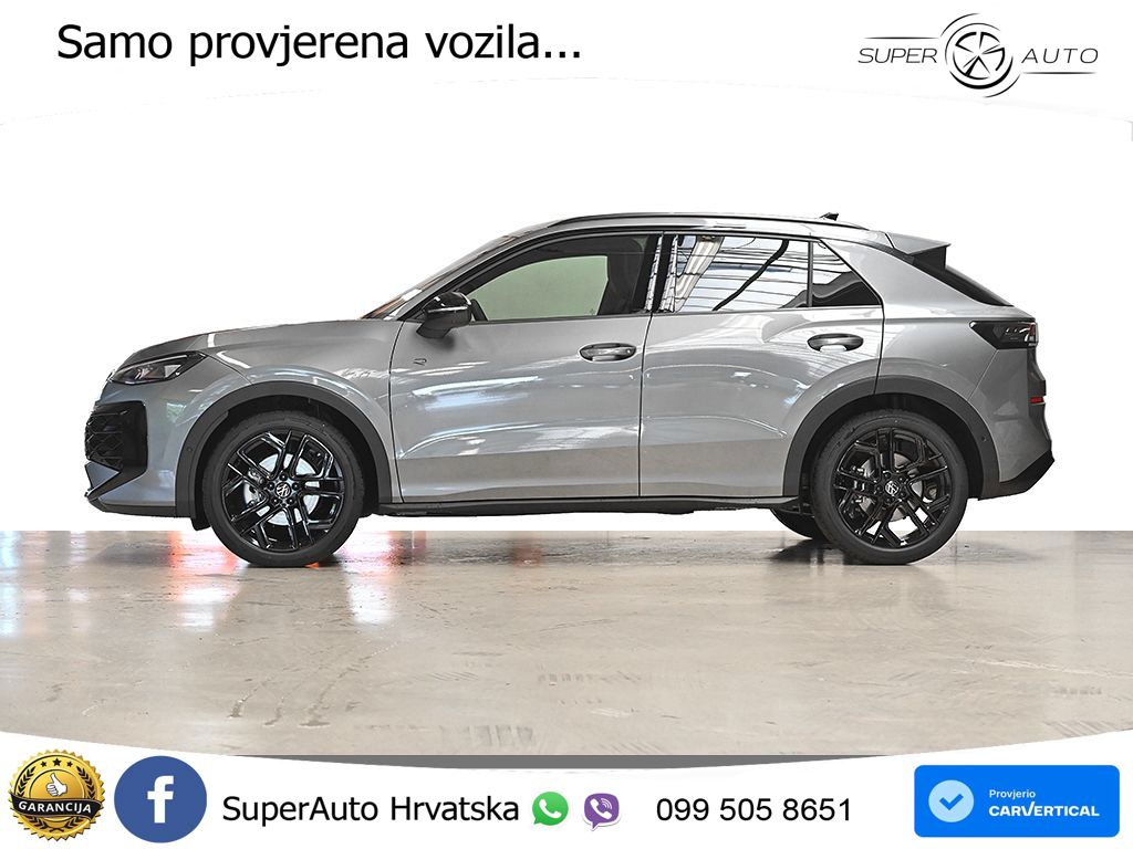 VW T-Roc 1.5 eTSI DSG R-Line 150 KS, ACC+360+KEY+GR SJED+HEAD+VIRT+LANE