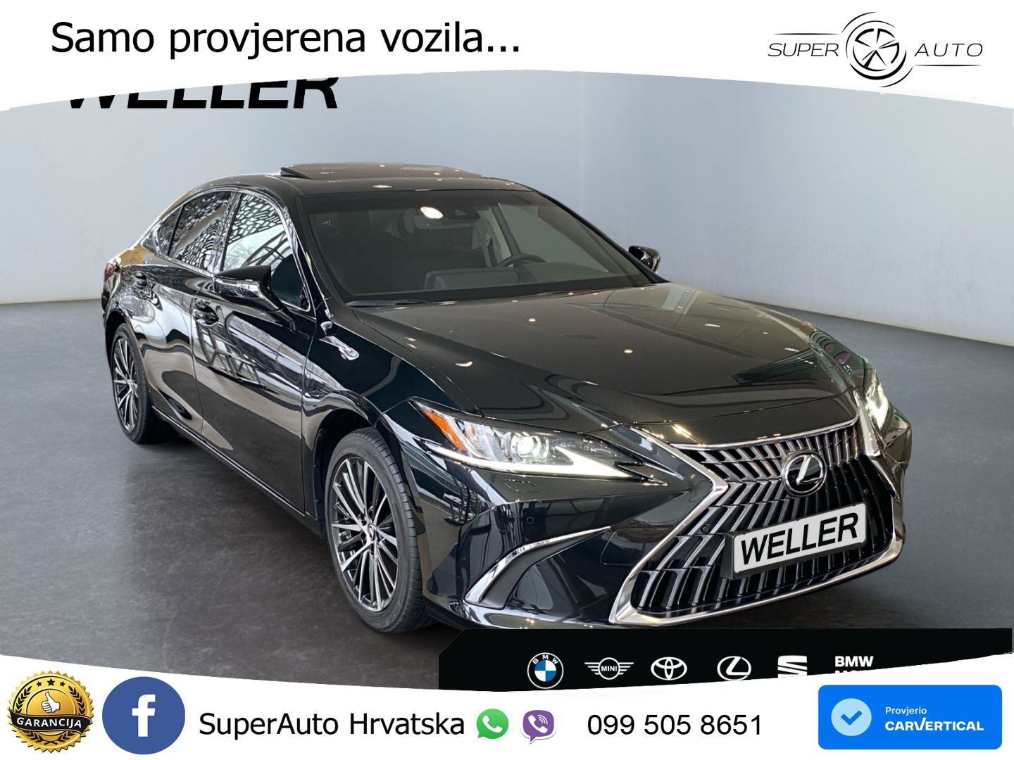 Lexus ES 300h Aut. Business 218 KS, LED+ACC+GR SJED+KAM+PARK