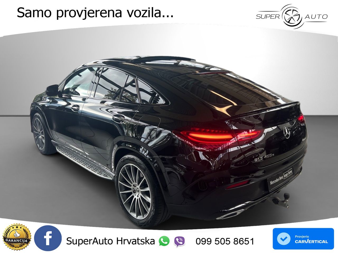 Mercedes GLE Coupe 400e 4M Aut. AMG 381 KS, ZRAČNI+ACC+360+GR SJED+PANO+HEAD
