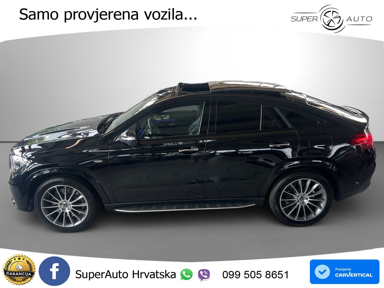 Mercedes GLE Coupe 400e 4M Aut. AMG 381 KS, ZRAČNI+ACC+360+GR SJED+PANO+HEAD