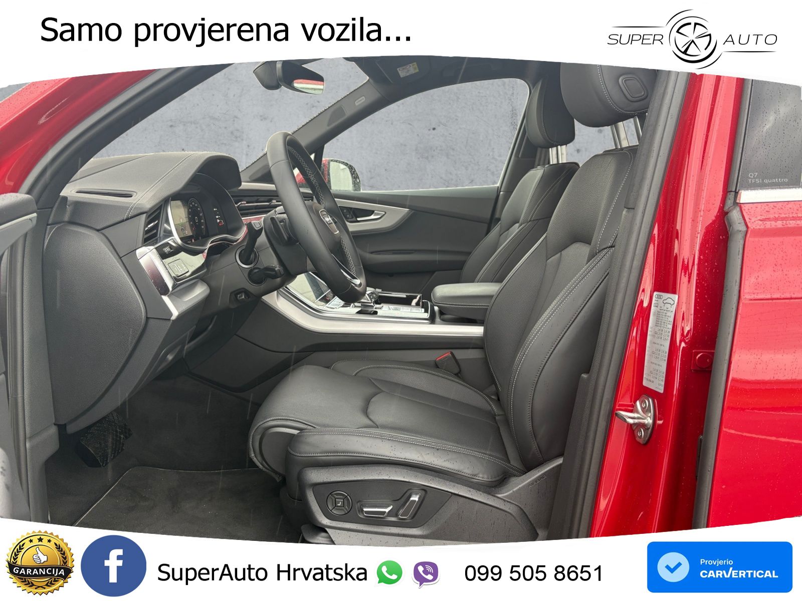 Audi Q7 55 TFSI quattro Aut. S line 340 KS, PANO+ZRAČ+360+GR SJED+HEAD+ACC+KEY