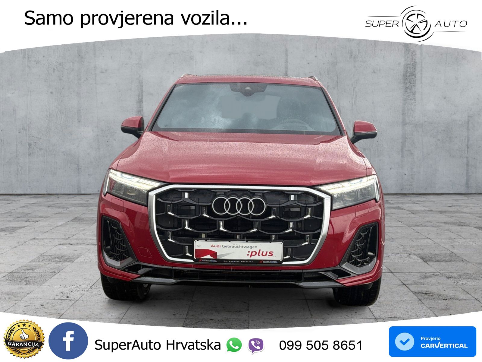 Audi Q7 55 TFSI quattro Aut. S line 340 KS, PANO+ZRAČ+360+GR SJED+HEAD+ACC+KEY