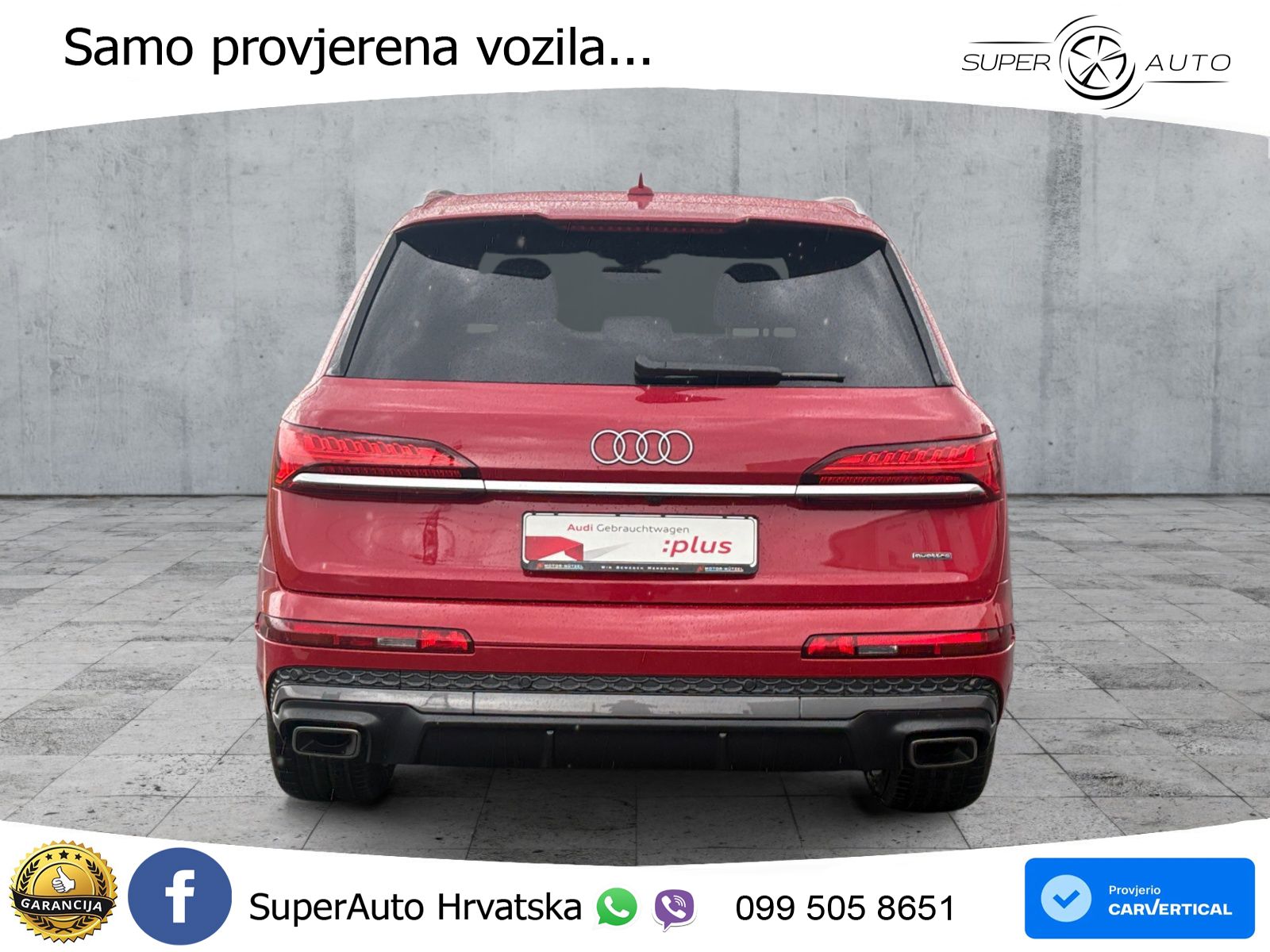 Audi Q7 55 TFSI quattro Aut. S line 340 KS, PANO+ZRAČ+360+GR SJED+HEAD+ACC+KEY